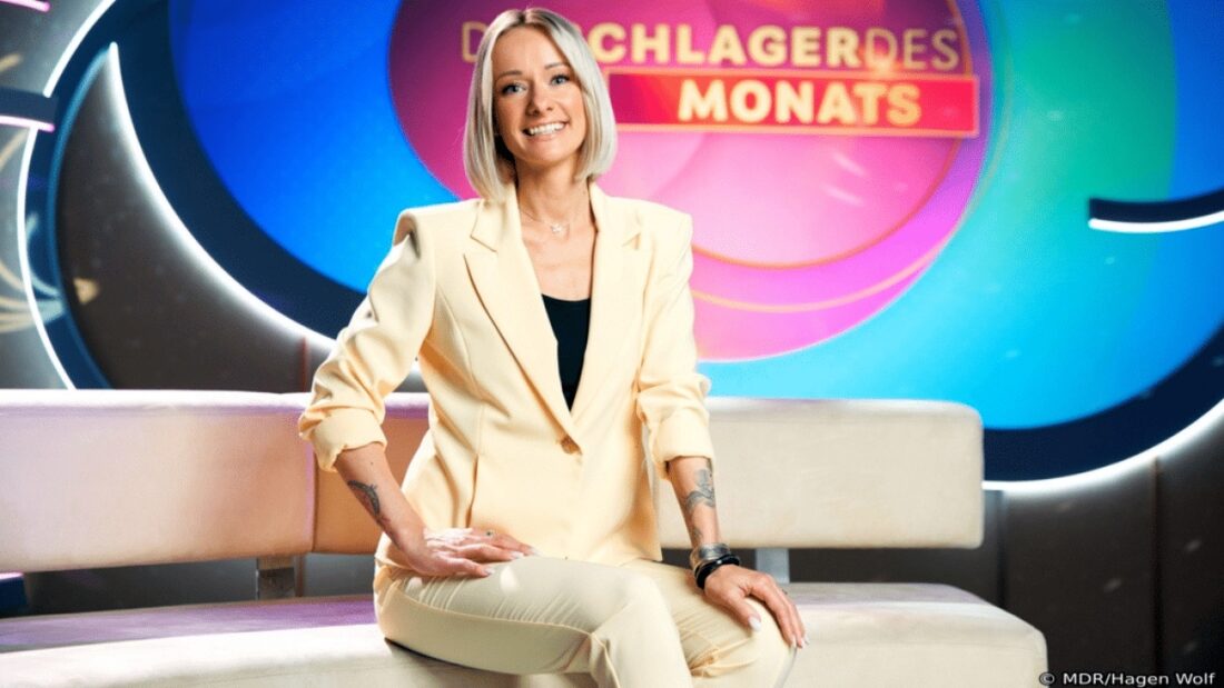Die Schlagerhitparade startet am 14. März 2025 mit Christin Stark im MDR