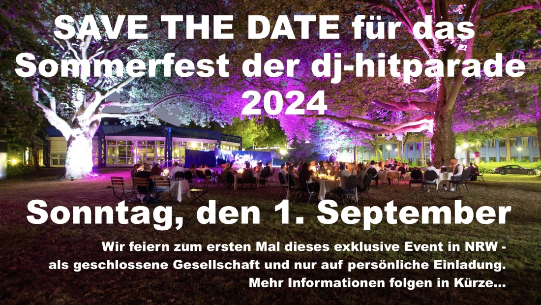 01. September 2024 - Sommerfest der DJ-Hitparade 2024