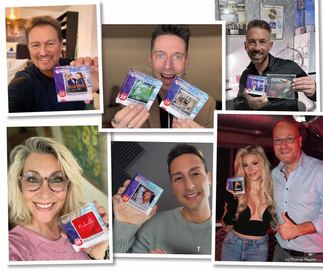 UWE HÜBNER – Die „dj-hitparade“ erobert mit dem neuen „25 Wochen-Award“ die Schlagerwelt!