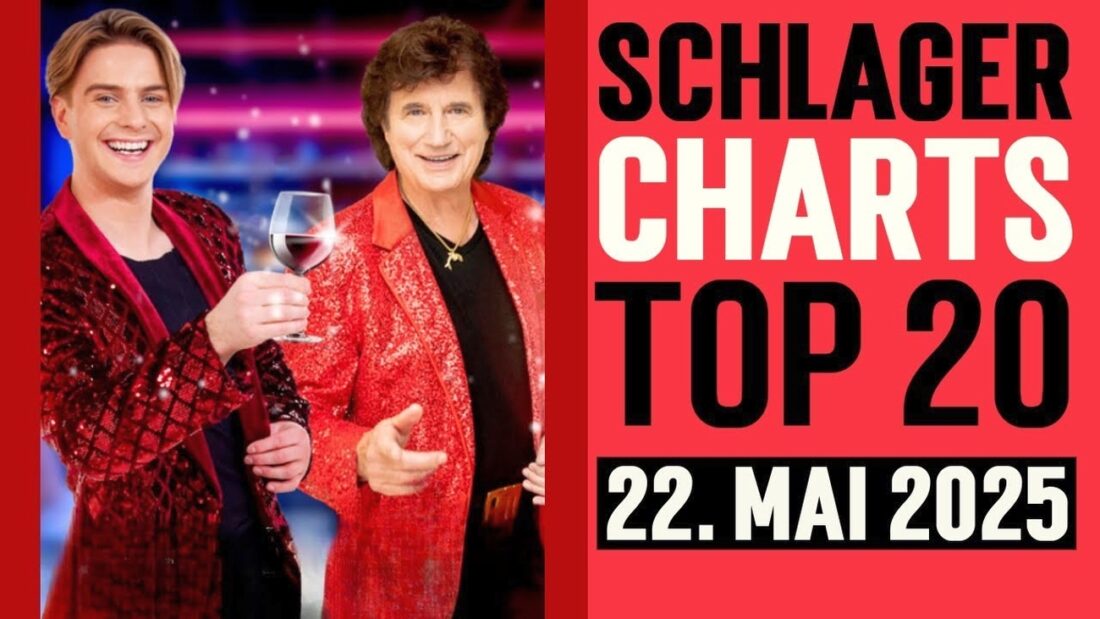 Die aktuellen Schlager Charts Top20 vom 22. Mai 2025